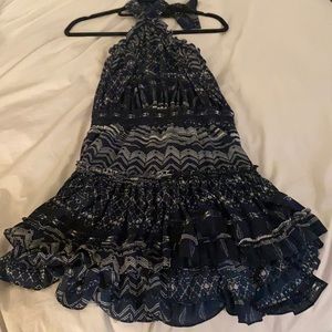 Misa Los Angeles halter neck dress